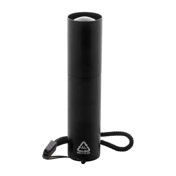 Recycled aluminium rechargeable torch - AP864122 (ANDA#10)